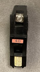 NA40 FPE Federal Pacific NA140 40 Amp 1 Pole Stab-Lok Thick Wide Red Handle