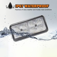 2x 40W LED Work Lights Headlights For Kubota Skid Steer SVL65 SVL75 SVL90 SVL95