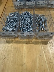 Vintage Stock Rivet Set 1/8 5/32 3/16 Various Lengths Kit
