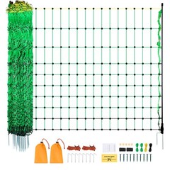 Uimoso Electric Fence Kit 42″H x 164’L with Posts and Spikes for Livestock
