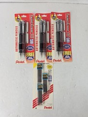 3x-Pentel Twist-Erase III Pencil 0.7 mm Assorted Colors 2-Pack 2 Eraser Refills