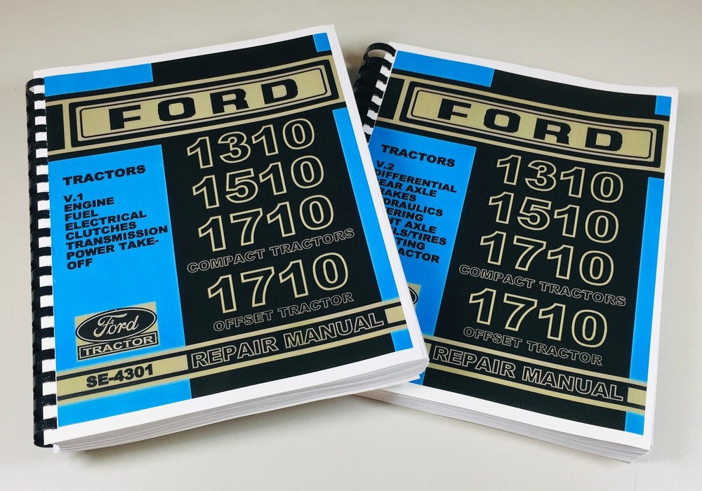 Ford 1310 1510 1710 Compact & 1710 Offset Tractor Service Repair Manual SE-4301