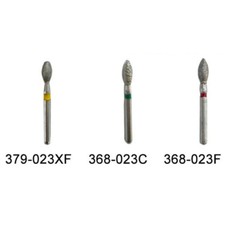 Dental Diamond Burs Egg Football Shape 379-023C/368-023C/379-023XF Coarse Fine