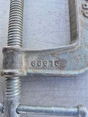 Craftsman Heavy-Duty Standard C-Clamp 66678 Standard Depth Industrial Malleable