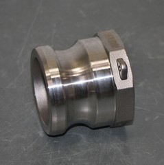 (2) USA Sealing Cam and Groove Fitting BULK-CGF-6, 2″ Type A, 316 SS, A-2, Hose