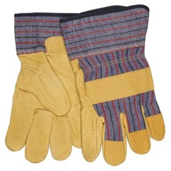 3 PAIR – MCR SAFETY 1960L Memphis Industrial Leather Work Gloves Size Large L