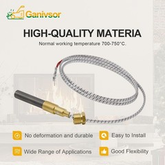 5*For Resideo 750MV 36″inch THERMOPILE PILOT Flame Detector Powerpile Q313A 1014