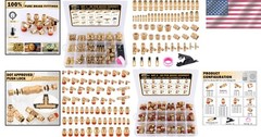 Brass DOT Air Fittings Set – 136 Pcs Assortment
