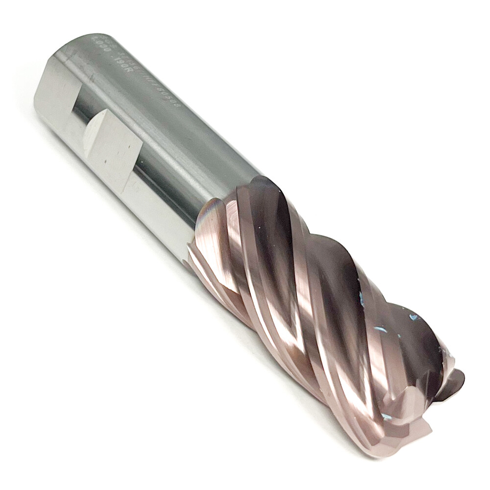 Kyocera SGS 37156 Carbide Corner Radius Roughing End Mill 1″ 5FL 0.19″ Radius