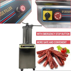 Hydraulic 26L Automatic Sausage Stuffer Maker 110V Sausage Filling Machine