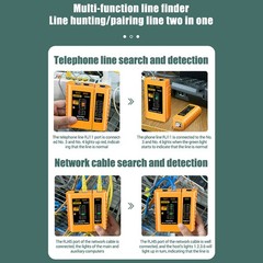 Networks Cable Tester Ethernet RJ45 RJ11 LAN Wire Telephone Cable Testing Tool f