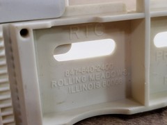 Lot of 55 RTC Profit Pusher 12″ T-Track Automatic Spring-Feed Shelf Units, Beige