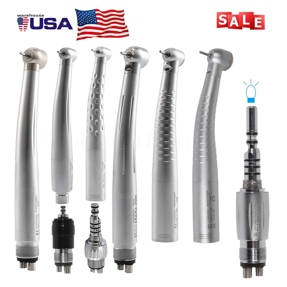 Dental (LED Fiber Optic) High Speed Handpiece / Coupler 4/6 Holes KaVo NSK Style