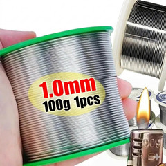 100g 1.0mm Rosin Core Solder Wire Roll No-Clean Flux 2.0% For Electrical Solderi