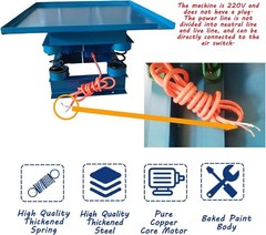 220V Concrete Vibration Test Bench31.5×31.5in Platform Vibrating Shaker Machine