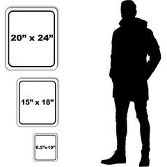 ALL DELIVERIES TO SIDE GATE RIGHT classic Aluminum Composite Sign