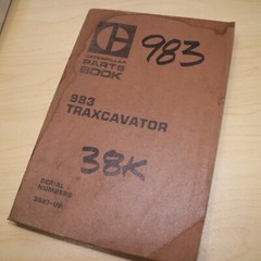 CAT Caterpillar 983 Parts Manual Book Shop track loader crawler 38K series list