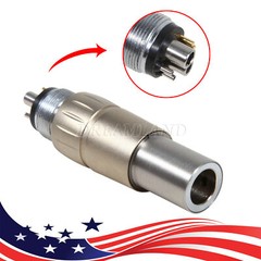 1-10 PCS NSK Style Dental LED Fiber Optic 6 Hole Quick Coupler Coupling