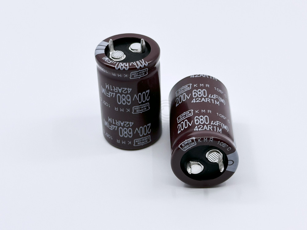 2X EKMR201VSN681MP35S Chemi-Con 680uF 200V 22×35 Snap In Electrolytic Capacitor
