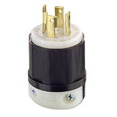 Leviton 30A 480V 3-Phase NEMA L16-30P Locking Plug, Industrial Grade