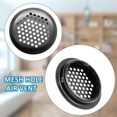 Suiwotin 20pcs 2 Inch 53mm Air Vents, Stainless Steel Circular Soffit Vent, R…