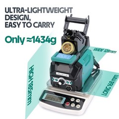 YIHUA 939D+ III EVO 110W Digital Soldering Station Dual LCD Display High-Power