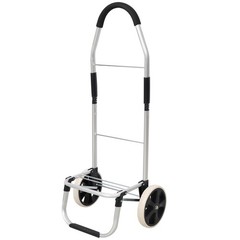 Foldable Black Shopping Trolley with WheelsWaterproof Removable Oxford Cloth Bag