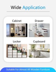 Fingerprint Cabinet Lock Keyless & Hidden Smart Biometric Security for Drawers