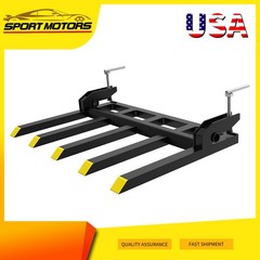 42″ Durable Clamp-On Debris Fork for Tractor and Skid Steer Heavy Duty 2500 LBS