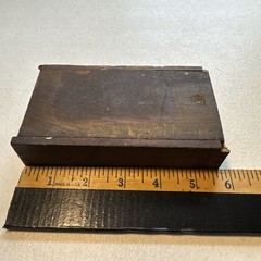 Vintage The L.S. Starrett Co. Planer & Shaper Gage No. 246 Empty Wooden Box