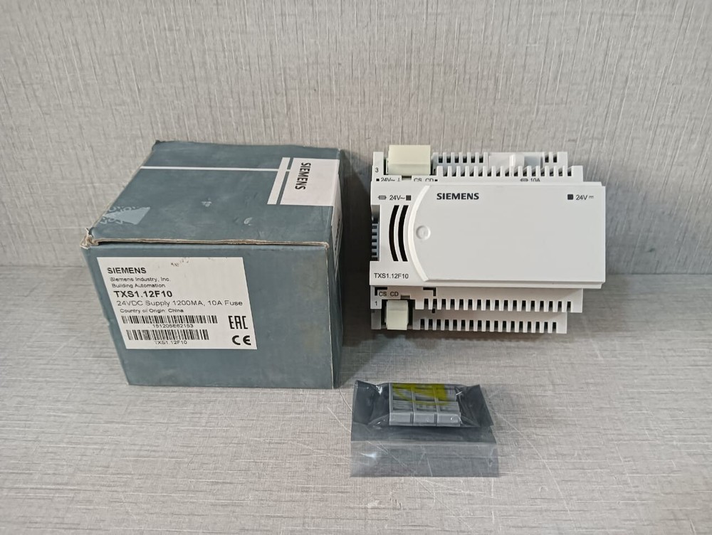 SIEMENS TXS1.12F10 POWER SUPPLY MODULE(24V-50/60Hz,57VA ,0T50C,IP20(IP30)