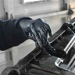 GlovePlus Black Nitrile 5-mil Gloves Powder-Free Small New 400 PC (100×4)