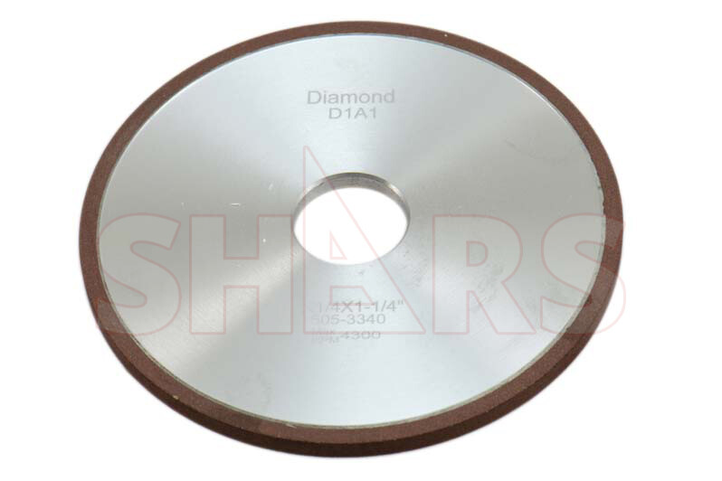 SHARS 6 X 1/4 X 1-1/4″ D1A1 DIAMOND GRINDING WHEEL 100 GRIT MAX RPM 4300 NEW P|