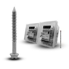 200-Pack 1/4″ x 2-1/4″ 410 Stainless Steel Hex-Head Concrete Anchor Screws