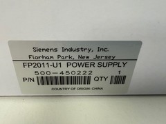 SIEMENS 500-450222 FP2011-U1 POWER SUPPLY 26V 6.5A NEW