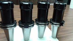 CAT40-ER32 COLLET CHUCKS W. 4″ LONG GAGE LENGTH—4 CHUCKS –Tool Holder Set