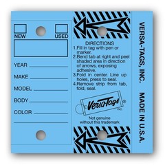 Genuine Versa-Tag® Key Tags (Half-Pack) (125 Key Tags and Key Rings per Box) …