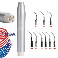 Ultrasonic Piezo Scaler Handpiece Tips G1,G2,G3,G4,P1,P3 Fit EMS/Woodpeck