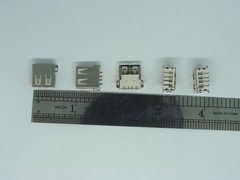 5 Pcs Pack Lot Bulk USB Jack Socket AF 4P SMT SMD Female Type A Port Connector