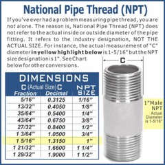 Swagelok 1/8 Tube OD x 1/8 NPT Male Branch TEE Threaded Pipe 316 Stainless Steel