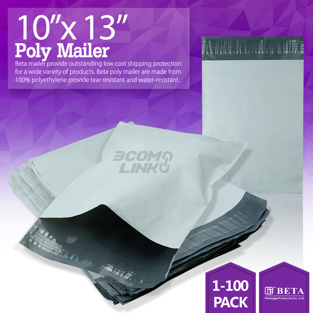 10″x13″ Poly Mailer Shipping Mailing Packaging Envelope Self Sealing Bags Light