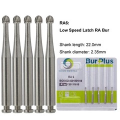 Wave Dental Carbide Bur Surgical Bur Round Latch RA 1 2 3 4 5 6 8 For Slow Speed