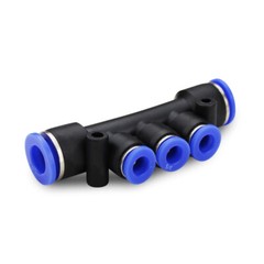 5 Pack, Pneumatic Manifold Fitting, 2 to 1 Push Connect 5/16″ Tube to 5/32″ Tube