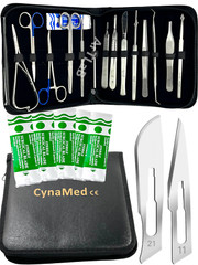 Premium 55 Pc Army Surgical Kit Sutures, Scalpel, Hemostats – Military First Aid