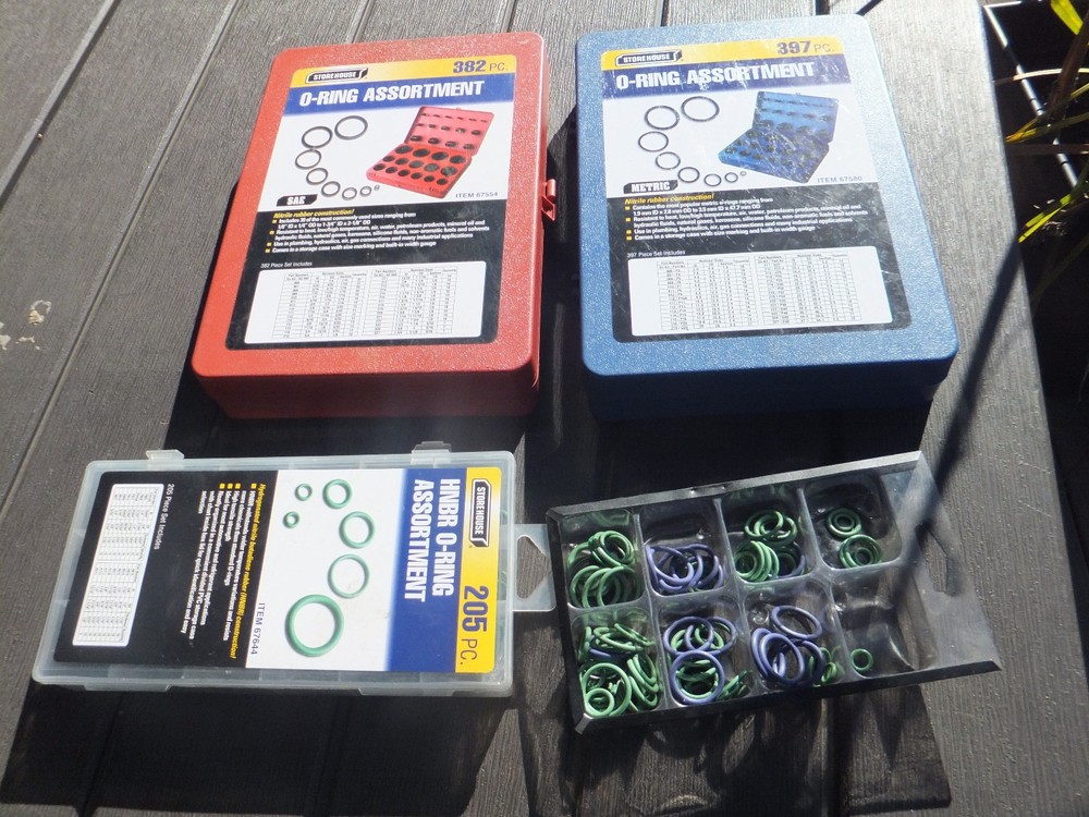Assorted Large Lot Storehouse O-Ring Assortment – HNBR & Nitrate – SAE & Metric