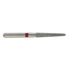 Dental Diamond Burs FG 850/016F High Speed Dia Bur Round End Taper Fine Grit Red