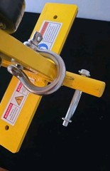 RidgePro Roof Hook Ridge Peak Anchor w/Wheels First Man Up Last Man Down Display