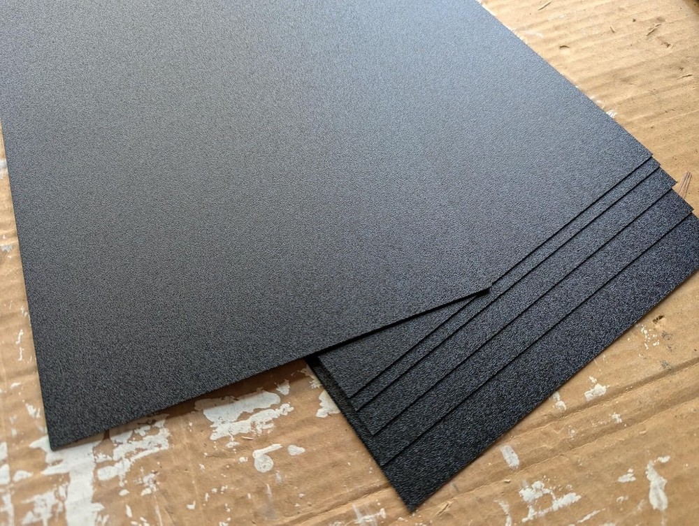 6pack Black ABS Plastic Sheet 8″ x 12″x 0.04″ Flexible Moldable Impact Strength