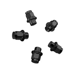 24pcs Black Mag Style Lug Nuts – 12×1.25 Thread Size – 1.5 inch L Color: Black