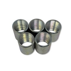 LOT of 5 EC USA 1″ Rigid Conduit Couplings, Galvanized Steel, UL/CSA Listed